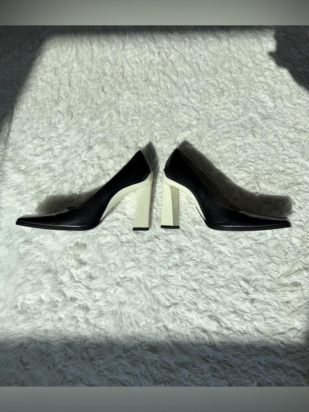 vintage 90s Prada sculptural heels size 38 rare - Picture 3 of 8